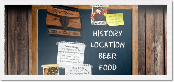 Jack Browns Joint Website Design by Not Another Cliche