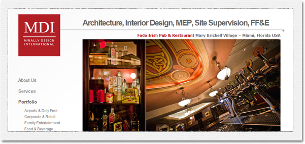 McNally Design International Website Design by Not Another Cliche