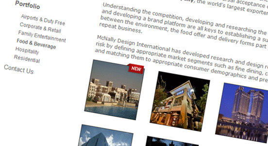 McNally Design International Portfolio